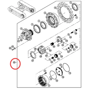 Travel Gearbox With Motor 9224241 for John Deere Excavator 75C — 2