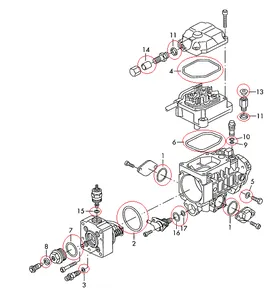 Seal repair kit for Bosch VP36 EDC pumps fitted to Land Rover Tdi — 4