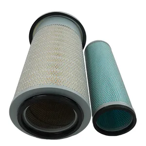For Doosan Daewoo S130LC-5 S130W-5 S150LC-5 S200W-5 S220LC-5 S220LL Air Filter Kit 2474-9053 and 2474-9054 — 2