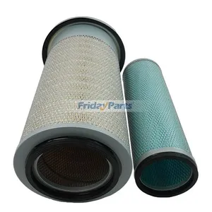 For Doosan Daewoo S130LC-5 S130W-5 S150LC-5 S200W-5 S220LC-5 S220LL Air Filter Kit 2474-9053 and 2474-9054 — 2