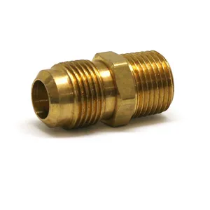 Male Brass Adapter #8 SAE x 3/8" MNPT