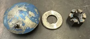 Used Dust Cap, Slotted Castle Nut, & Washer - SET