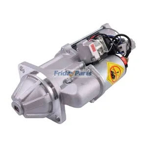 24V 9T Starter Motor for Komatsu 4D95 Isuzu 4BD1 4BD1T Engine New Holland E115SR E135SR E130 E200SR Kobelco SK200SR SK135SR John Deere 135C RTS — 3
