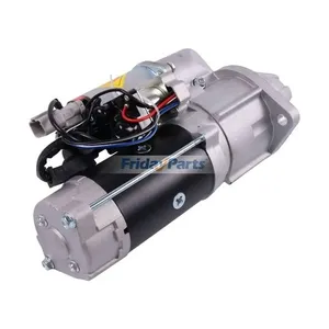 24V 9T Starter Motor for Komatsu 4D95 Isuzu 4BD1 4BD1T Engine New Holland E115SR E135SR E130 E200SR Kobelco SK200SR SK135SR John Deere 135C RTS — 5