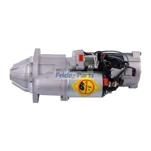 24V 9T Starter Motor for Komatsu 4D95 Isuzu 4BD1 4BD1T Engine New Holland E115SR E135SR E130 E200SR Kobelco SK200SR SK135SR John Deere 135C RTS — 8