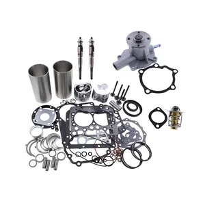 Overhaul Rebuild Kit With Water Pump & Thermostat & Glow Plug for Carrier CT 229 2.29 Kubota D 479 Engine
