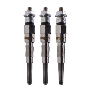 3 Pieces 8mm Glow Plug 25-39501-00 for Kubota D722 D1105 V1505 Carrier CT3.69 CT3-69-TV Engine Supra 922 944 950 Genesis R90