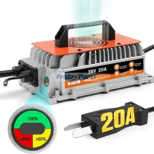 25A 36V Golf Cart Lithium Battery Charger for E-Z-GO Yamaha Club Car — 2