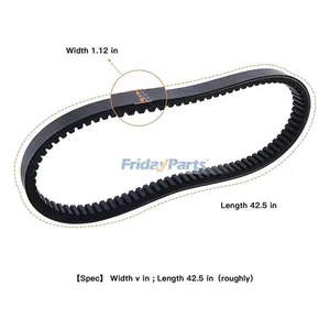 Drive Starter Generator Belt Set 72054G01 26414G01 for EZGO 4-Cycle Gas Golf Cart TXT 1994-Up — 2