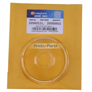 Glass Fuel Filter Bowl 26560111 26560601 for Perkins A4.212 A4.236 A4.248 AD4.203 AT4.236 T4.236 3.152 4.108  4.236 6.354 400 402 900 1000 1004 1006
