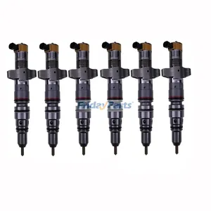 6 Pcs Fuel Injector 268-1835 for Caterpillar CAT Engine C7 Excavator 324D 324DL 325D 325DL 328DLCR 329D
