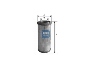 Original UFI Filters Luftfilterelement 27.B93.00