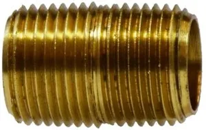 1/2" CLOSE YELLOW BRASS NIPPLE Midland Industries 28134 | Replaces 06112-08