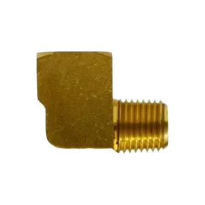 3/8" MIP X 3/8" FIP 90 Degree Brass Elbow
