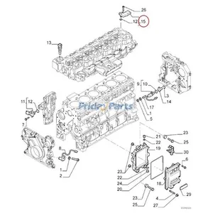 Intake Pressure Sensor 2852821 for FPT Iveco Engine F4HFE413 F4HFE613 Kobelco SK260-9 SK295-9 SK170-9 SK210-9 SK295-8 — 5