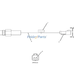 Speed Sensor 2905792 for Caterpillar CAT Engine 3126B  3176C 3524B Tractor D10T2 D11T D6T D8T D9T — 2