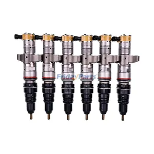 6 Pieces Fuel Injector 295-1411 for Caterpillar CAT Engine C7 C9 Excavator 324D 325D 325DFM 326DL 328DLCR 329D
