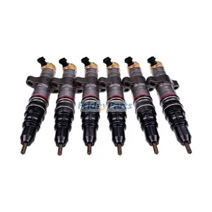 6 Pieces Fuel Injector 295-1411 for Caterpillar CAT Engine C7 C9 Excavator 324D 325D 325DFM 326DL 328DLCR 329D — 2