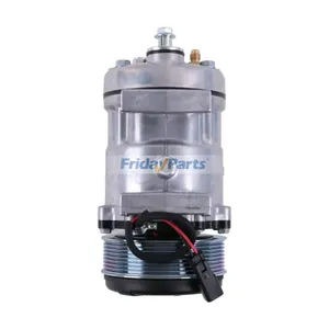 7H15 12V A/C Compressor 299-2212 for Caterpillar CAT Engine 3054C C4.4 Loader 416E 420E 422E 428E 430E 432F — 4