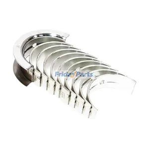 +0.25mm Main Bearing & Thrust Set 2992148 2995788 3802011 for Iveco Engine F4GE9484A F4GE9484D Kobelco Excavator SK210-8 SK210LC-8 SK260