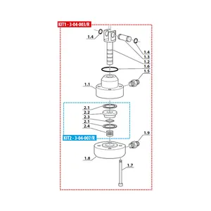 Coltri MCH3 3rd Stage Cylinder Kit