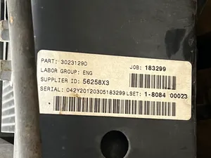 2013 International DuraStar 4300 Cooling Assembly Part # 3023129D, Shroud Part # 5A075905 — 5
