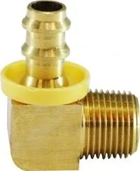 1/2 X 3/8 Push on Hose Barb X Mip Elbow Mm-30382 | Replaces 07220-0806
