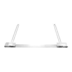 30525 SS 24"X21" MUD FLAP HOLDER, 2" WIDE BOTTOM — 2