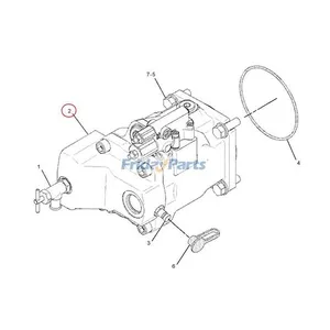 Hydraulic Pump 307-3063 for Caterpillar CAT Engine C3.4 C4.4 Loader 415F 416F  422F 426F 428F — 2