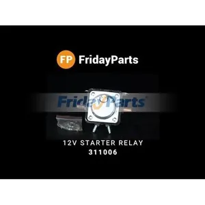 12V Starter Relay 311006 for Ford New Holland Tractor 1801 1811 1821 1841 1871 1881 2000 2031 2110TR 2111 2120 4140 601 LGT100 LGT120 LGT125 T800 — 6