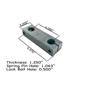 Dayton Parts 330‑102 Side Bar – Heavy‑Duty Leaf Spring Shackle