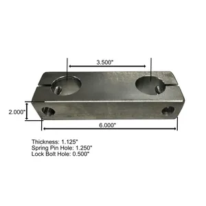 Dayton Parts 330‑186 Side Bar (Peterbilt Front Suspension)
