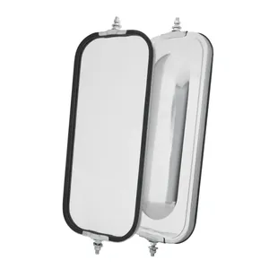 33101 SS 7" X 16" WEST COAST MIRROR, BUBBLE BACK