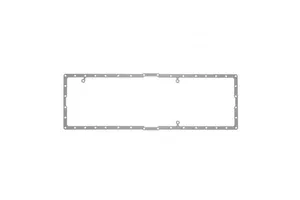 Caterpillar C15, 3406E Oil Pan Gasket, New (331208) — 2
