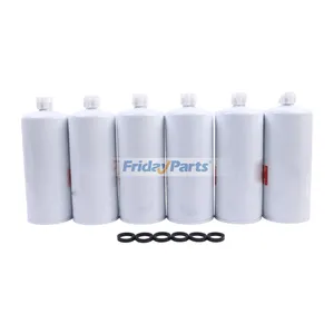 6 Pieces Fuel Water Separator FS1000 3329289 for Cummins Engine 4B3.9 6B5.9 B3.3 G50 G855 ISM ISM11 K19 KTAA19 N14 QSB4.5 QSK19 QSM11 QSM11 X15