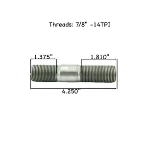 Dayton 334‑103 Saddle Cap Stud (Stud Assembly) – Hendrickson RT/RTE Suspension