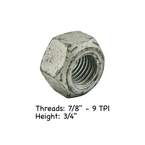 Dayton Parts 334-236 Lock Nut ST 7/8" GR – Heavy-Duty Suspension Fastener