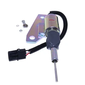 24V Fuel Shut Off Solenoid 5267132 3991625 for Cummins 6BT 5.9L Engine Hyundai R200-5 R210-7 R225-7 R335-7 Excavator — 3