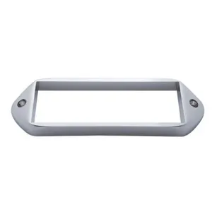 Chrome Plastic Bezel For 5-7/8” X 2” Rectangular Light — 2