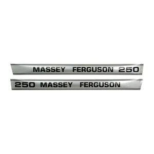 Typenschild Aufkleber Massey Ferguson MF250
