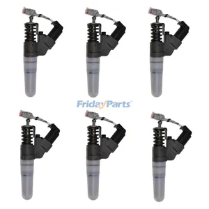 6 Pieces Fuel Injector 3411756 for Cummins Engine ISM QSM M11