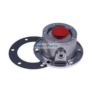 4 PCS Torque Steer Cast Aluminum Hub Cap w/ Side Fill Plug 343-4024 Replace Stemco — 2