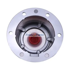 4 PCS Torque Steer Cast Aluminum Hub Cap w/ Side Fill Plug 343-4024 Replace Stemco — 8