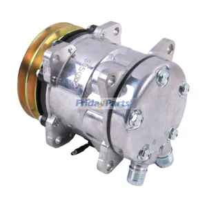 12V SD5H09 A/C Compressor 345-4547 for Caterpillar CAT 259D 279D 289D 299D 257D 277D 287D 236D 246D — 4