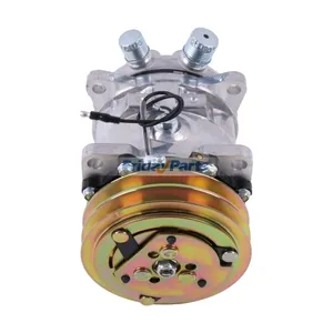 12V SD5H09 A/C Compressor 345-4547 for Caterpillar CAT 259D 279D 289D 299D 257D 277D 287D 236D 246D — 6