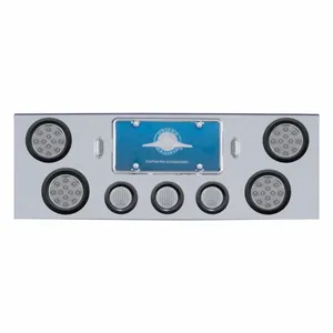 CR Rear Center Panel With 4X 12 LED 4" Reflector Lights & 3X 13 LED 2.5"…
