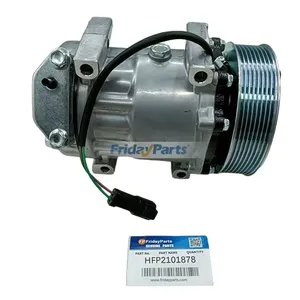 SD7H15 A/C Compressor 352524A1 for CASE Wheel Loader 521D 621D Crawler Dozer 1021F 1021G 1121F 1121G 1150M 1650M 2050M 750M
