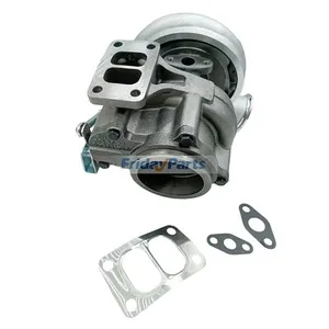 Turbo HX40W Turbocharger 3538221 for Cummins Peterbilt Truck with ISC 6CTAA ENCORE Engine — 4