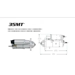 STARTER MOTOR 35MT FOR CUMMINS ISB, QSB 6.7 ENGINES 3965281, 3913017, 5267911 — 2