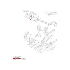 Massey Ferguson OEM Cross Shaft Bush Tractor Part | 3611558M1 AGCO OEM — 4
